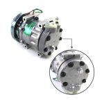 YX91V00001F1 Air Conditioning Compressor for Kobelco SK200-8 SK350-8 Excavator - Image 3