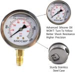 4 Gauges 3 Test Hoses 100/250/400/600 Bar 10 Couplings 1 Aluminum Case Hydraulic Pressure Test Kit for Construction Machinery - Image 4